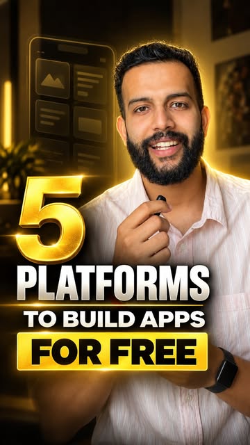 5 platforms to build apps for free