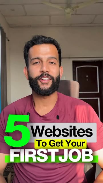 5 websites to get your first job