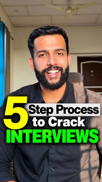 5 step process to crack interviews